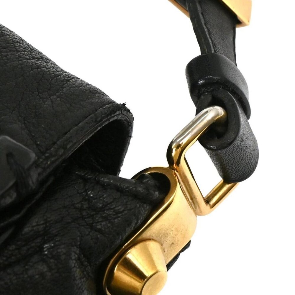 Chloe Black Leather Mavis Shoulder Bag 02-10-51-5811 155296 - Picture 8 of 10